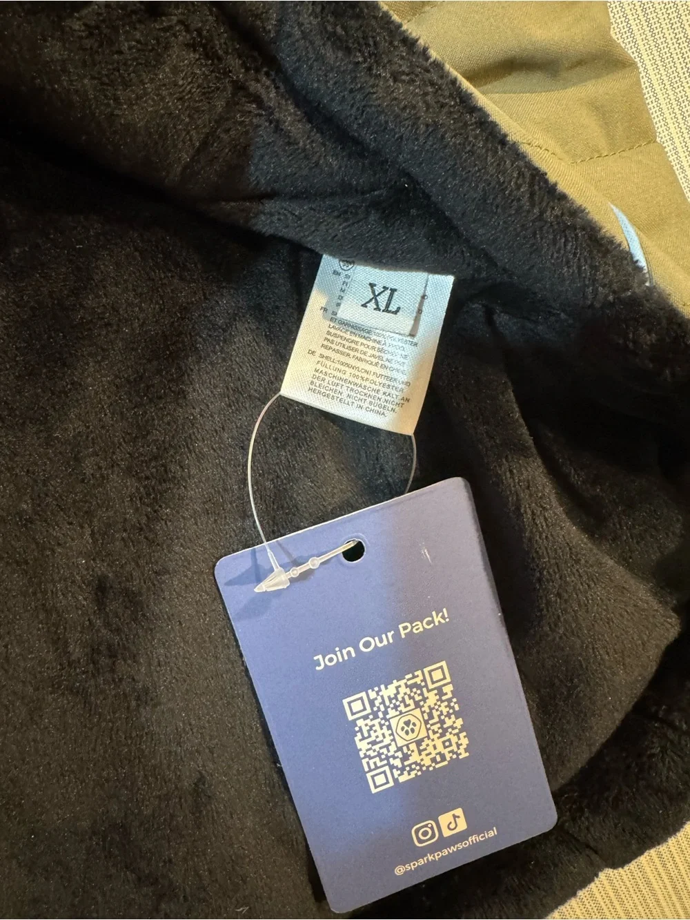 BRAND NEW ✨SPARK PAWS✨ WarmShield Water-Resistant Jackets XL